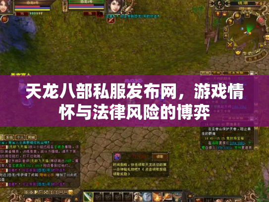 天龙八部私服发布网，游戏情怀与法律风险的博弈