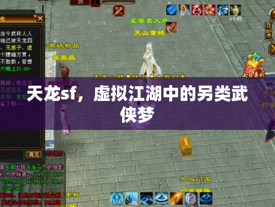 天龙sf，虚拟江湖中的另类武侠梦