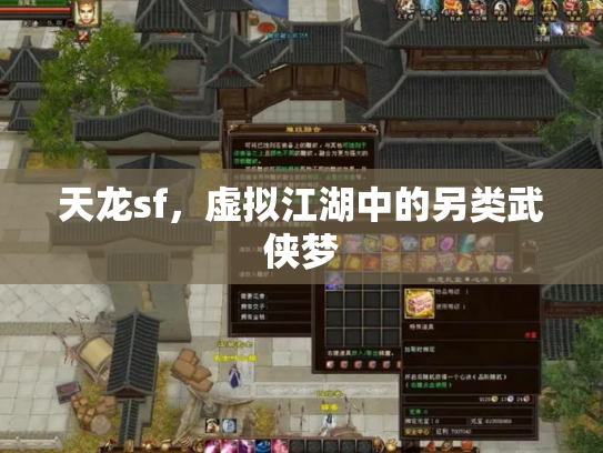天龙sf，虚拟江湖中的另类武侠梦