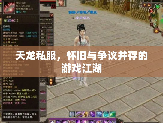 天龙私服，怀旧与争议并存的游戏江湖