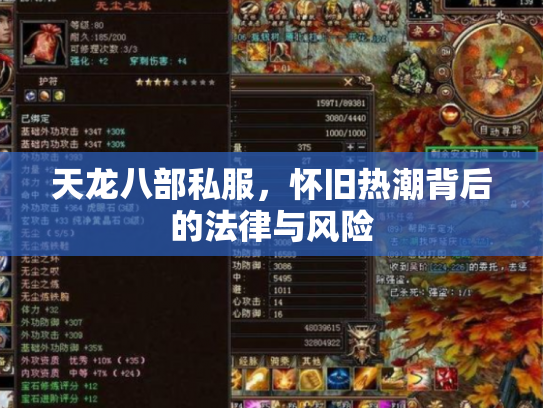天龙八部私服，怀旧热潮背后的法律与风险