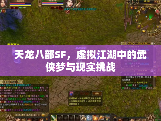 天龙八部SF，虚拟江湖中的武侠梦与现实挑战