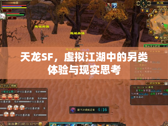 天龙SF，虚拟江湖中的另类体验与现实思考