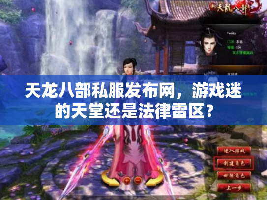 天龙八部私服发布网，游戏迷的天堂还是法律雷区？
