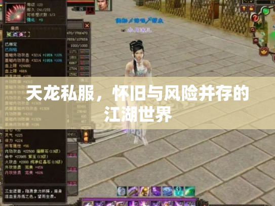 天龙私服，怀旧与风险并存的江湖世界