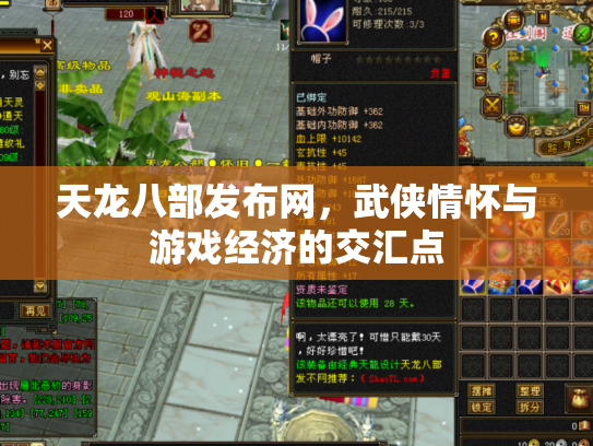 天龙八部发布网，武侠情怀与游戏经济的交汇点