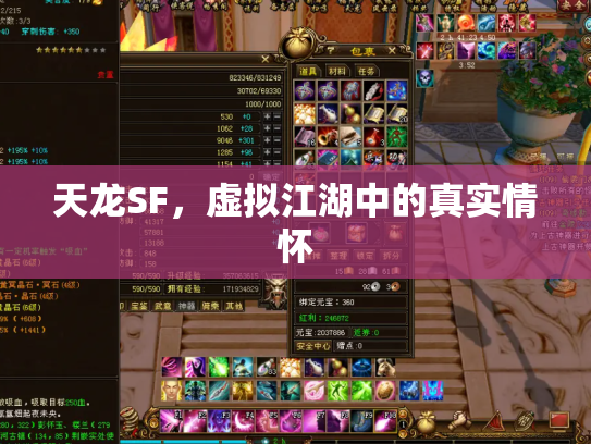 天龙SF，虚拟江湖中的真实情怀
