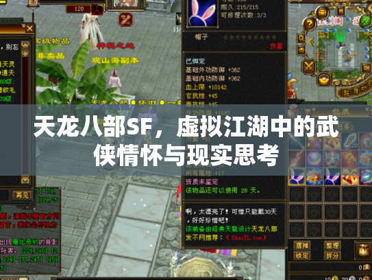 天龙八部SF，虚拟江湖中的武侠情怀与现实思考