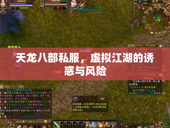 天龙八部私服，虚拟江湖的诱惑与风险