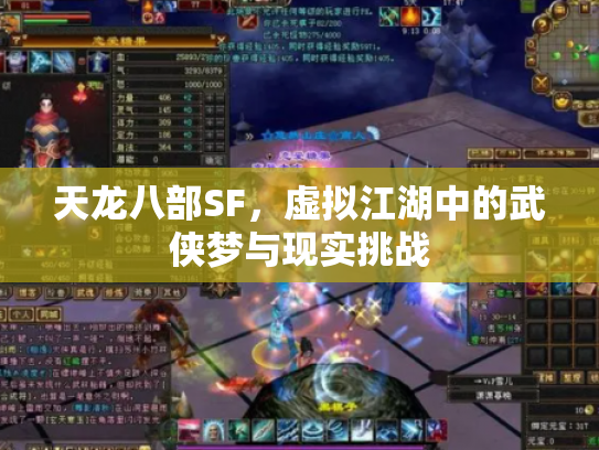 天龙八部SF，虚拟江湖中的武侠梦与现实挑战