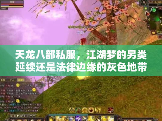 天龙八部私服，江湖梦的另类延续还是法律边缘的灰色地带？