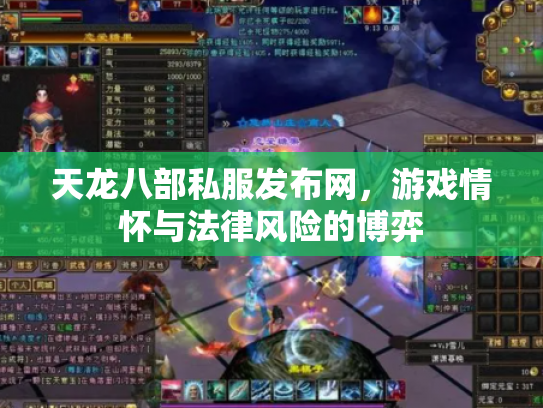 天龙八部私服发布网，游戏情怀与法律风险的博弈