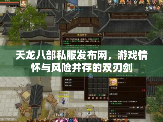 天龙八部私服发布网，游戏情怀与风险并存的双刃剑