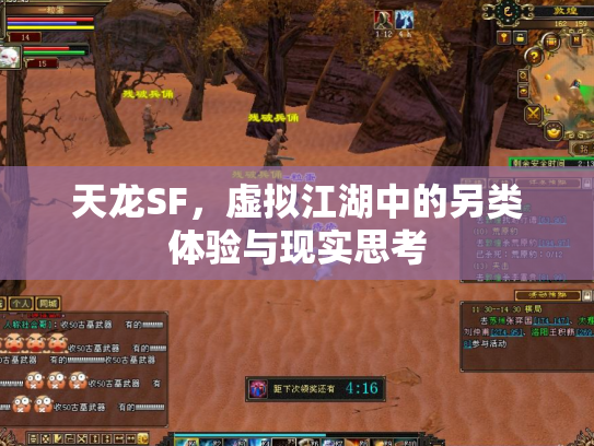 天龙SF，虚拟江湖中的另类体验与现实思考