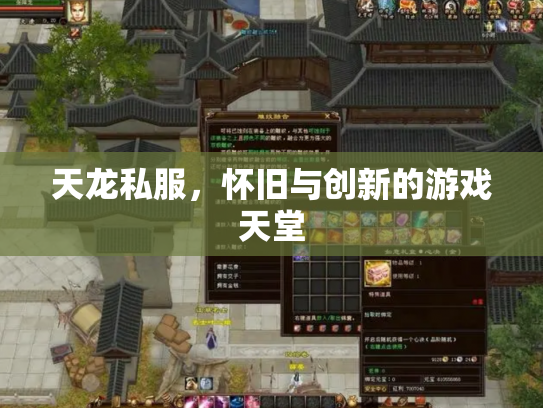 天龙私服，怀旧与创新的游戏天堂