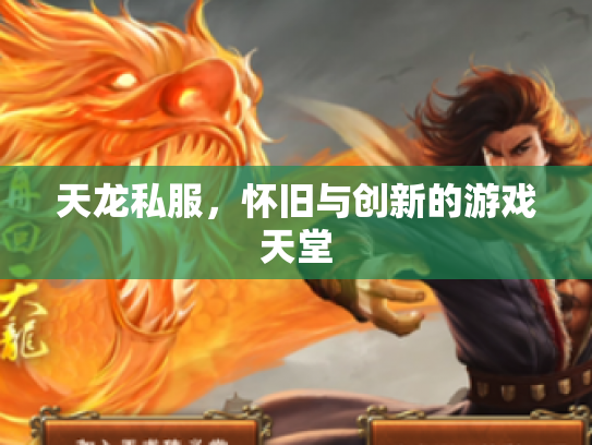 天龙私服，怀旧与创新的游戏天堂