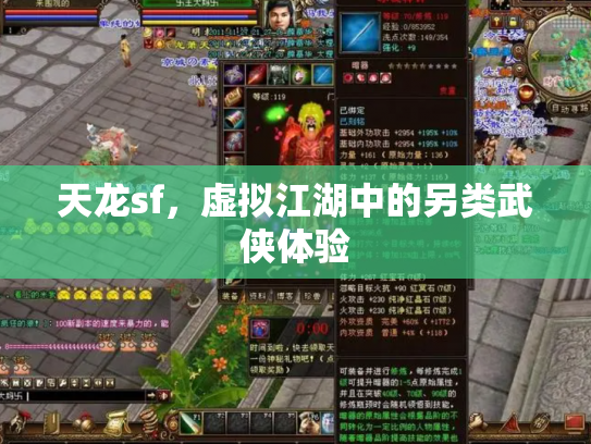 天龙sf，虚拟江湖中的另类武侠体验
