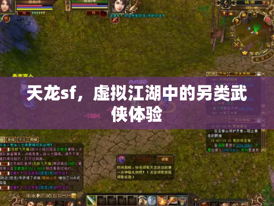 天龙sf，虚拟江湖中的另类武侠体验