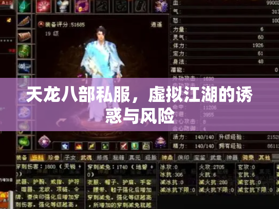 天龙八部私服，虚拟江湖的诱惑与风险