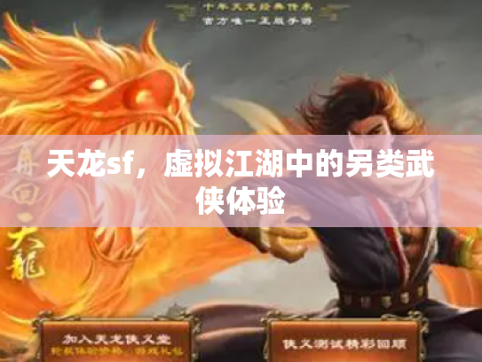 天龙sf，虚拟江湖中的另类武侠体验