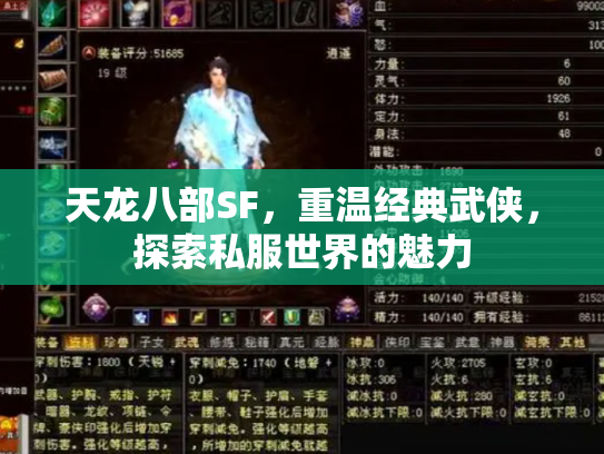 天龙八部SF，重温经典武侠，探索私服世界的魅力
