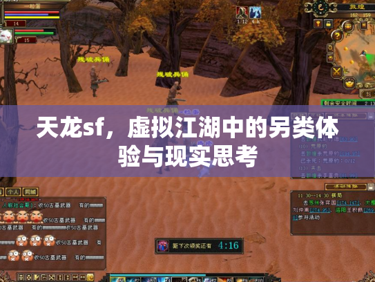 天龙sf，虚拟江湖中的另类体验与现实思考