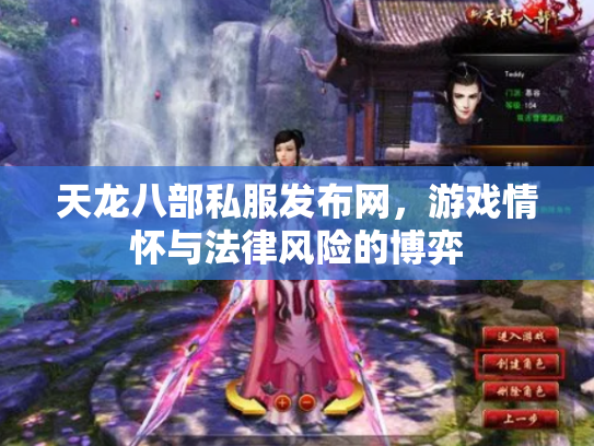 天龙八部私服发布网，游戏情怀与法律风险的博弈