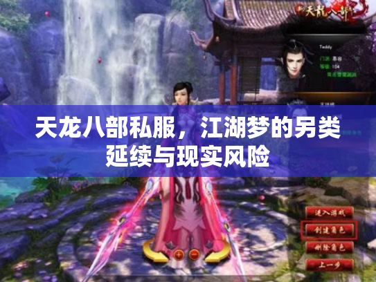 天龙八部私服，江湖梦的另类延续与现实风险