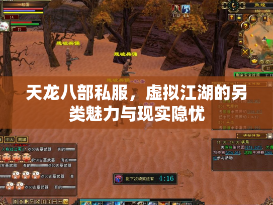 天龙八部私服，虚拟江湖的另类魅力与现实隐忧