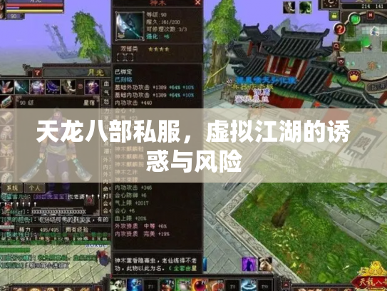 天龙八部私服，虚拟江湖的诱惑与风险