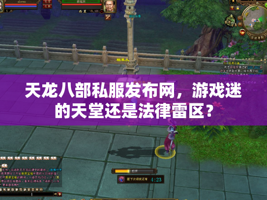 天龙八部私服发布网，游戏迷的天堂还是法律雷区？