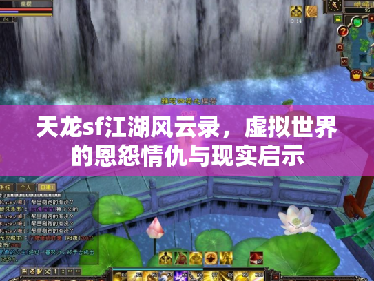 天龙sf江湖风云录，虚拟世界的恩怨情仇与现实启示