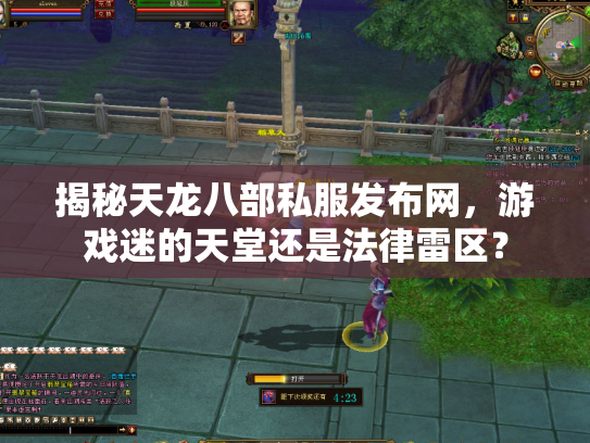 揭秘天龙八部私服发布网，游戏迷的天堂还是法律雷区？