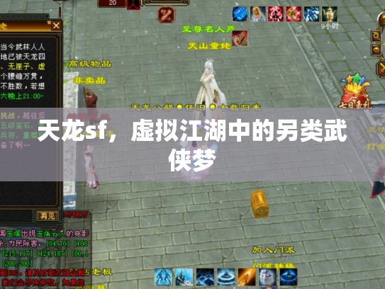 天龙sf，虚拟江湖中的另类武侠梦