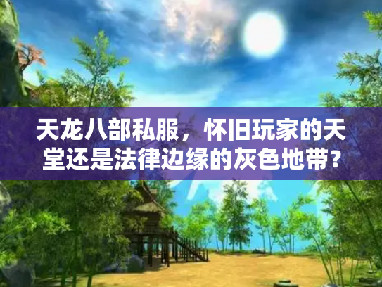 天龙八部私服，怀旧玩家的天堂还是法律边缘的灰色地带？