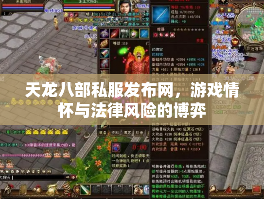 天龙八部私服发布网，游戏情怀与法律风险的博弈