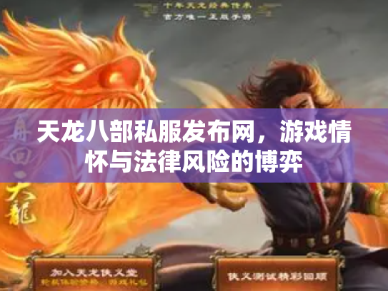 天龙八部私服发布网，游戏情怀与法律风险的博弈