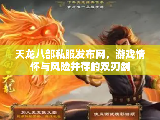 天龙八部私服发布网，游戏情怀与风险并存的双刃剑