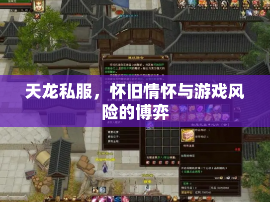 天龙私服，怀旧情怀与游戏风险的博弈