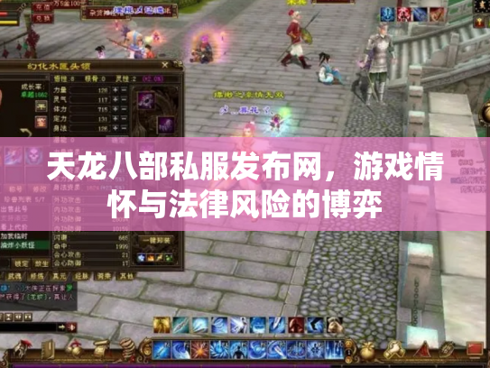 天龙八部私服发布网，游戏情怀与法律风险的博弈