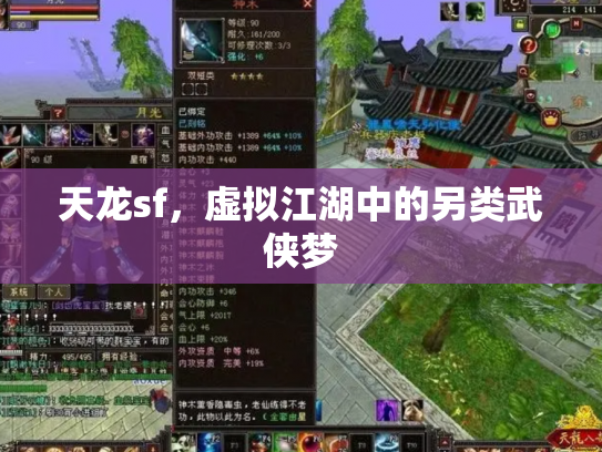 天龙sf，虚拟江湖中的另类武侠梦