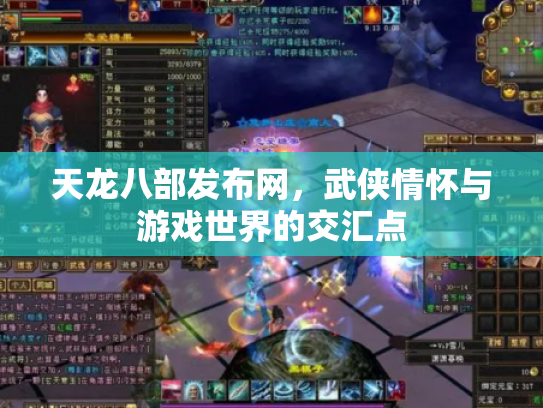 天龙八部发布网，武侠情怀与游戏世界的交汇点