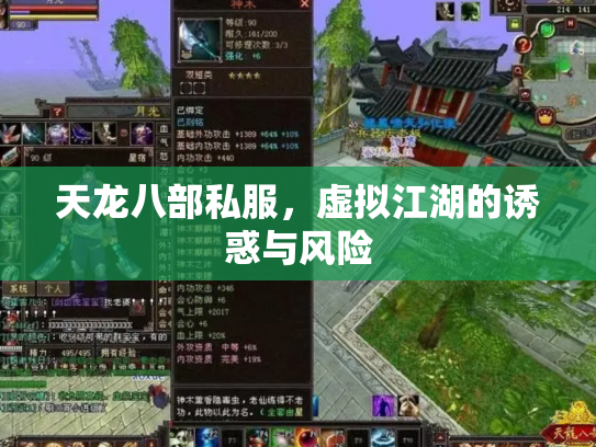 天龙八部私服，虚拟江湖的诱惑与风险