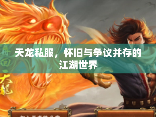 天龙私服，怀旧与争议并存的江湖世界