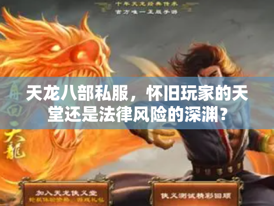 天龙八部私服，怀旧玩家的天堂还是法律风险的深渊？