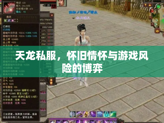 天龙私服，怀旧情怀与游戏风险的博弈