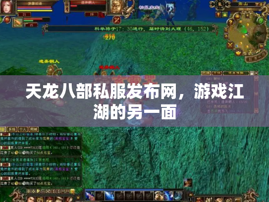 天龙八部私服发布网，游戏江湖的另一面