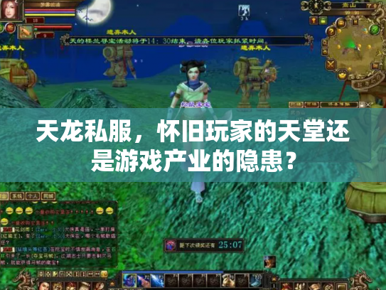 天龙私服，怀旧玩家的天堂还是游戏产业的隐患？