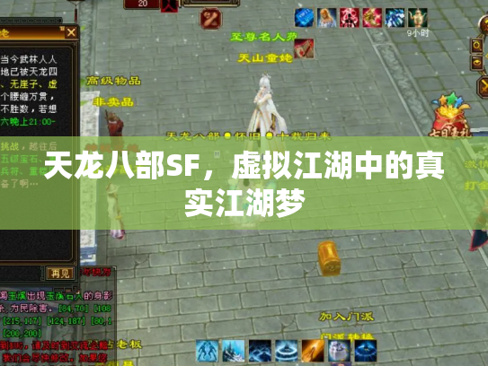 天龙八部SF，虚拟江湖中的真实江湖梦