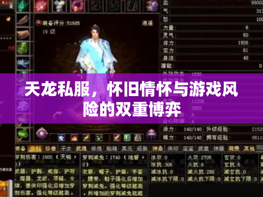 天龙私服，怀旧情怀与游戏风险的双重博弈